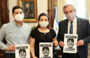 Alberto se reunió con los padres de Fernado Báez Sosa, el joven asesinado por rugbiers en Gesell
