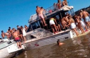 Paraná: salieron a navegar y por el exceso de personas se hundió la embarcación