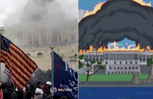 Los Simpson predijeron el caos que se vive en el Capitolio en Washington
