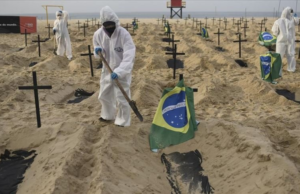 Brasil superó las 400 mil muertes por coronavirus