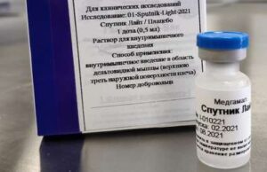 Rusia planea registrar la vacuna Sputnik Light a primeros de mayo