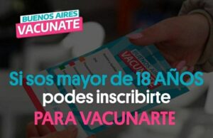 Axel Kicillof convocó a la población de entre 18 y 59 años a inscribirse en el plan provincial Vacunate