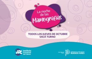 Noche de mamografías en PBA