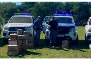 Detuvieron a siete efectivos policiales por intentar sustraer 9 kilos de cocaína durante una incineración judicial- Chaco
