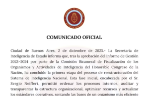 El Ejecutivo respaldó la modificación de la SIDE y detalló el alcance de las nuevas atribuciones