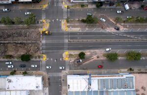 Avenida Mosconi hoy- Sectores alcanzados por la obra, cortes vigentes y cruces habilitados