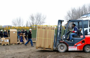 Llegó el equipamiento para completar la planta cloacal de Chos Malal