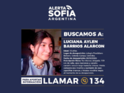 Activaron la Alerta Sofía y refuerzan el operativo para encontrar a Luciana en Colonia Caroya